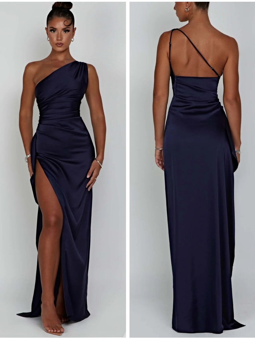 Babyboo Ariel Maxi Dress Navy Evening Gown Wedding Size Small